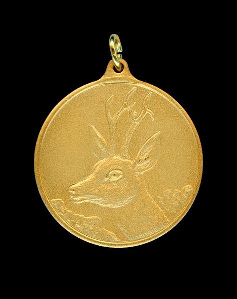 Jagdmedaille 50 mm mit Öse